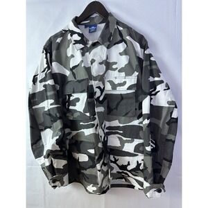Proper Camo Urban Grey & White Shirt Jacket Sz L/R